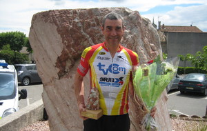 Cyclosportive l'audoise Philippe Benoit VAINQUEUR au scratch sur le parcours de 65kms